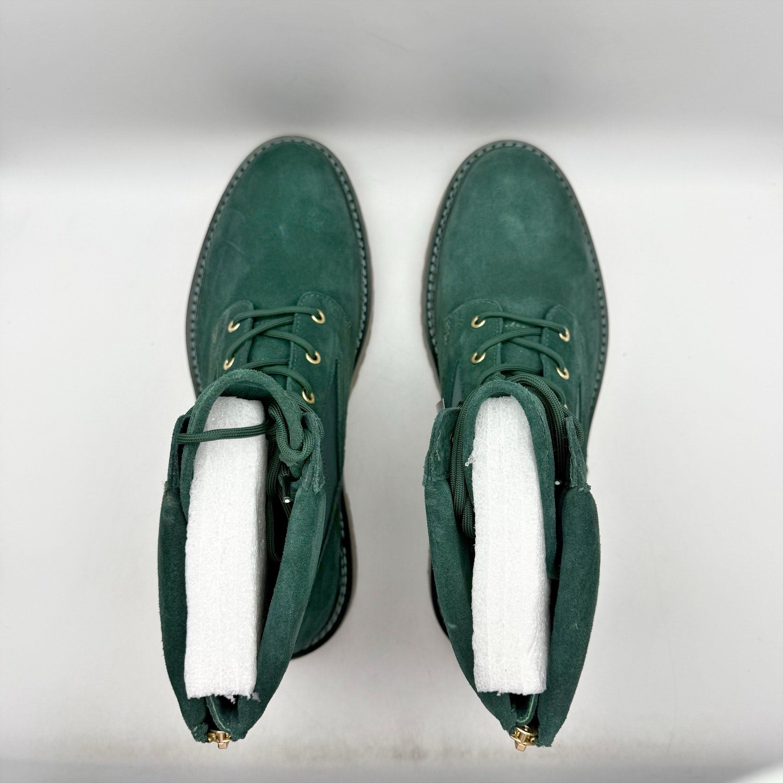 Saint Morta Mens Legion Ankle Boots US 12 Green Suede NIB