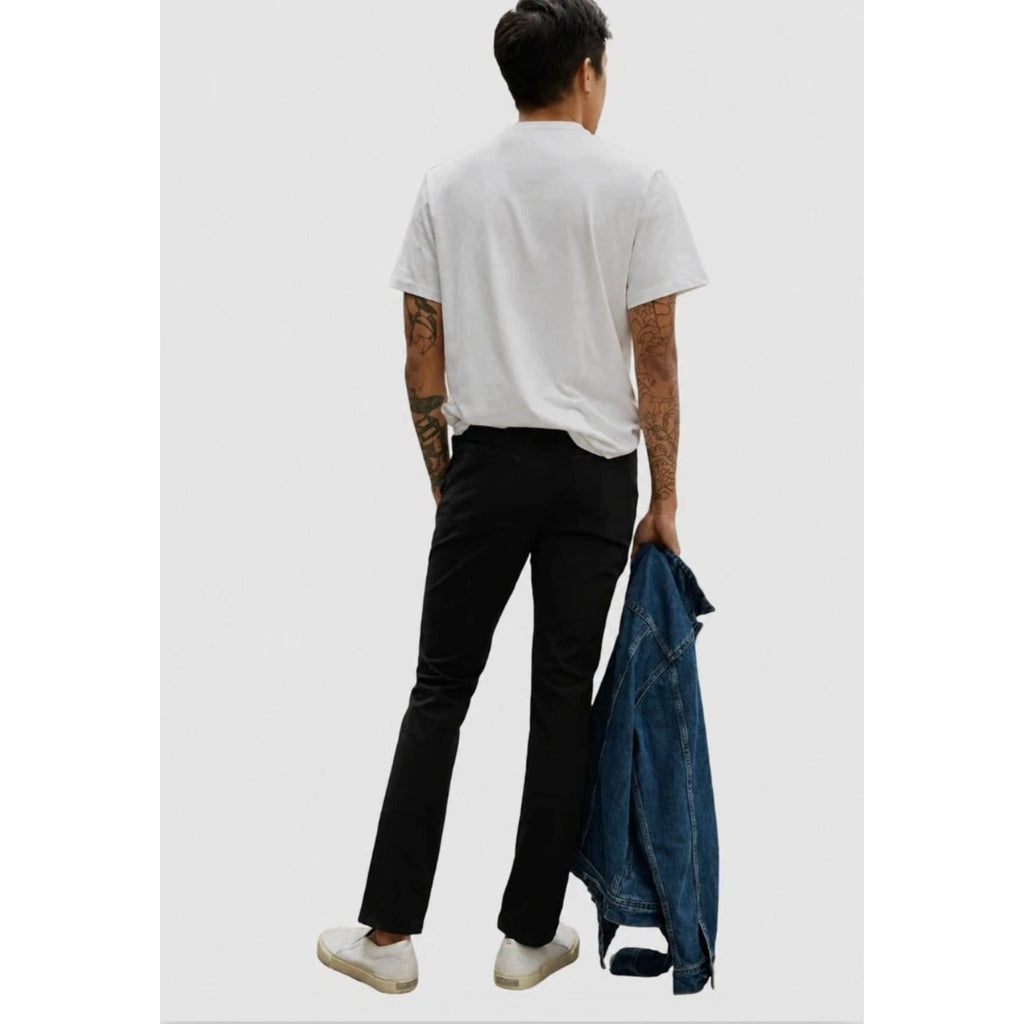 EVERLANE Men's The Performance 5-Pocket Pants 30x30 Black Chinos Stretch NWT