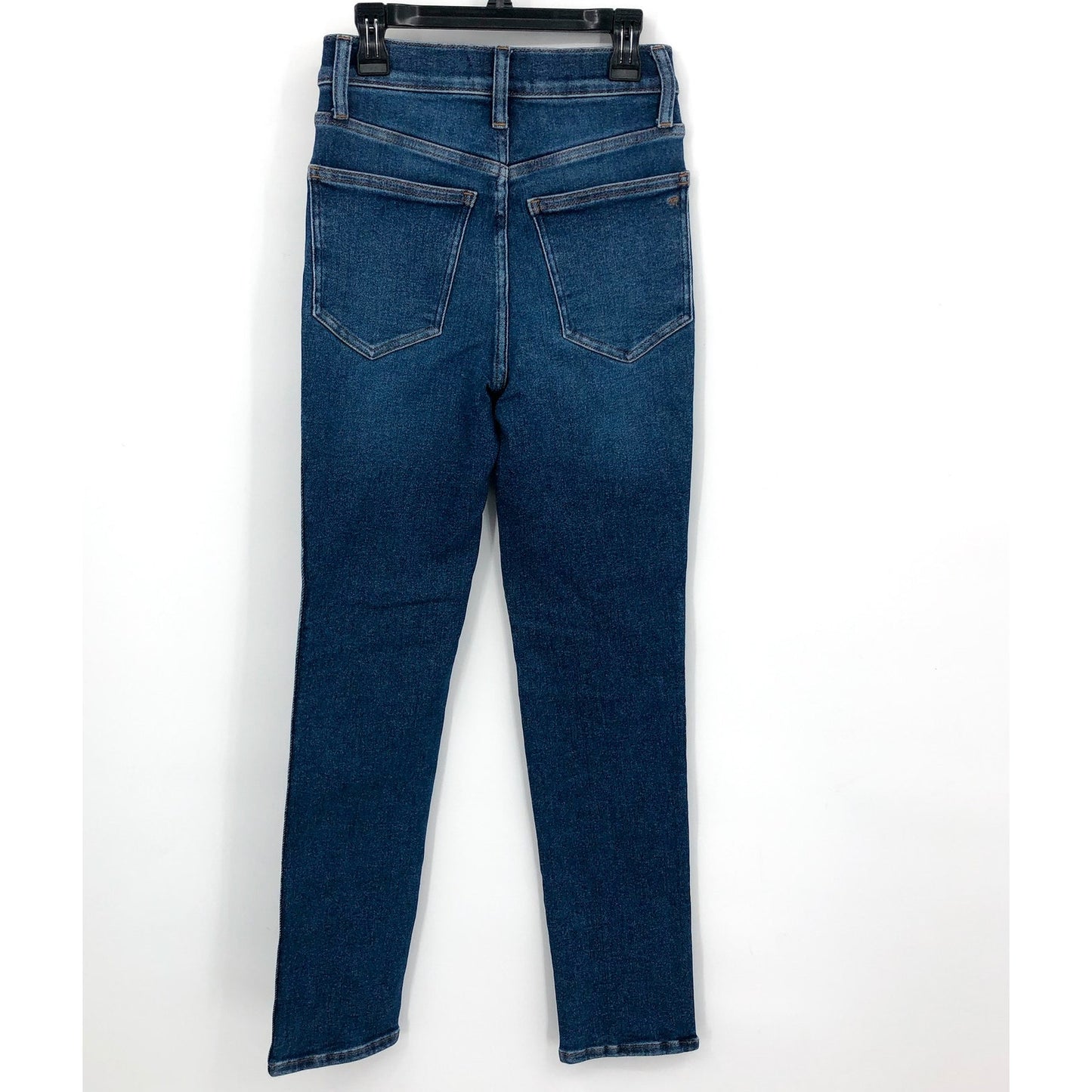 MADEWELL Women's Stovepipe Jeans Size 24 Blue Auraria Slim Straight Ankle NWT