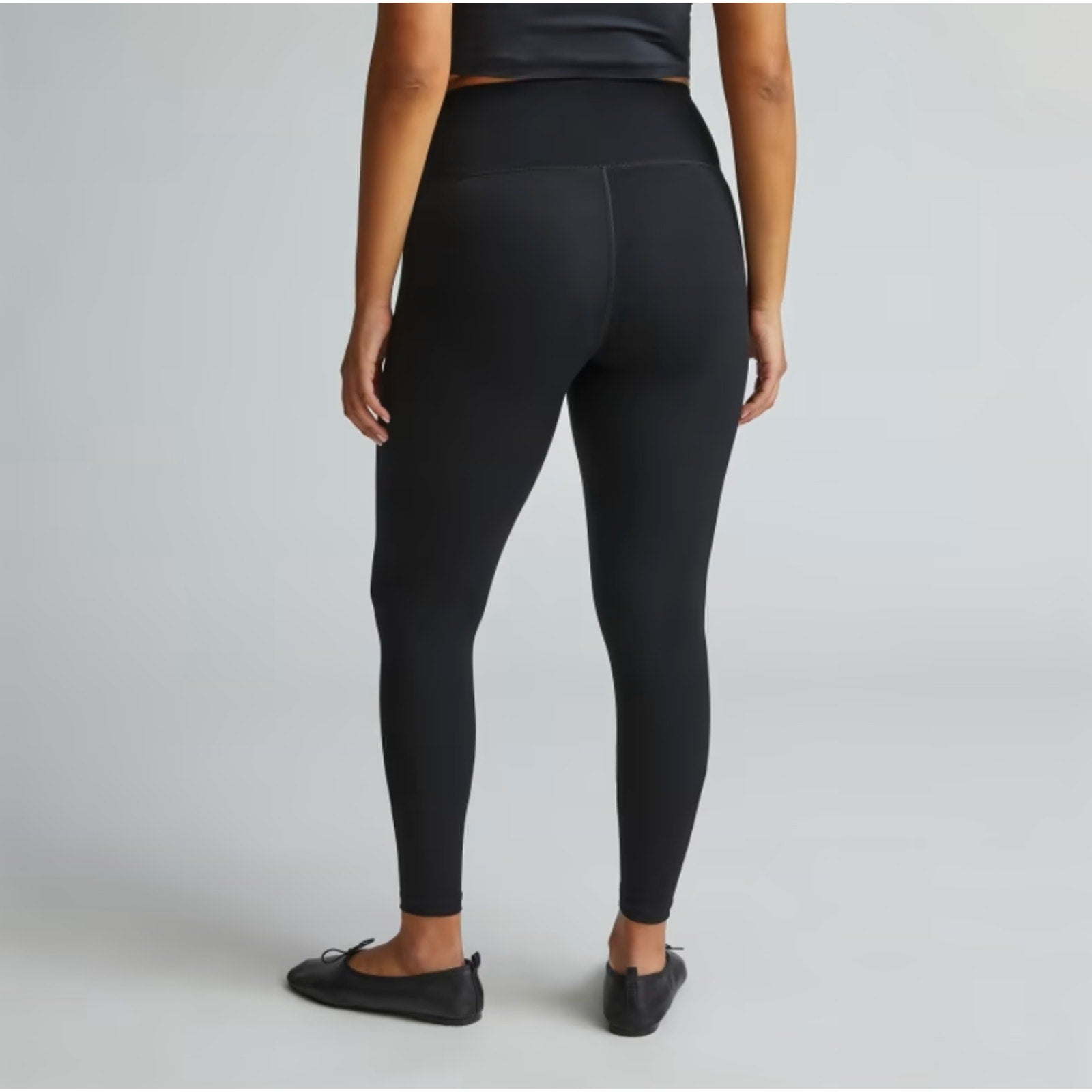 Everlane Womens The Perform Ankle Legging XS Black Extra High Waist Athletic NWT