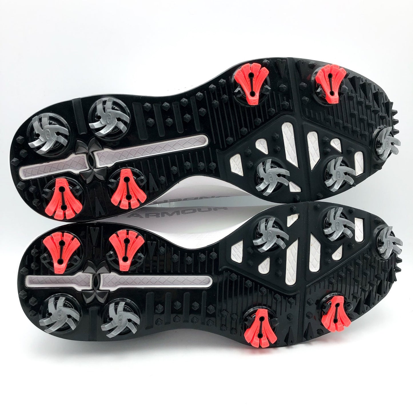 Under Armour Mens UA Charged Draw RST Golf Shoes US 11 EU 45 White Black NIB