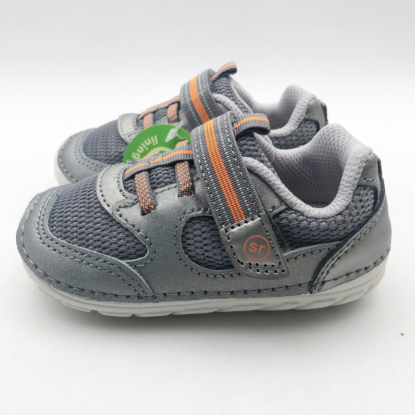 Stride Rite Boy's Sneaker SM Turbo Size 5 Toddler Shoes Grey NIB