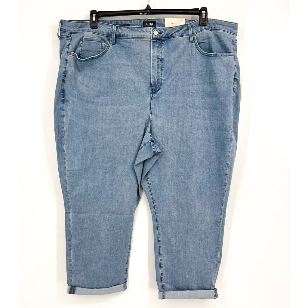 NYDJ Womens Margot Girlfriend Jeans Size 20W Petite Kingston Blue NWT