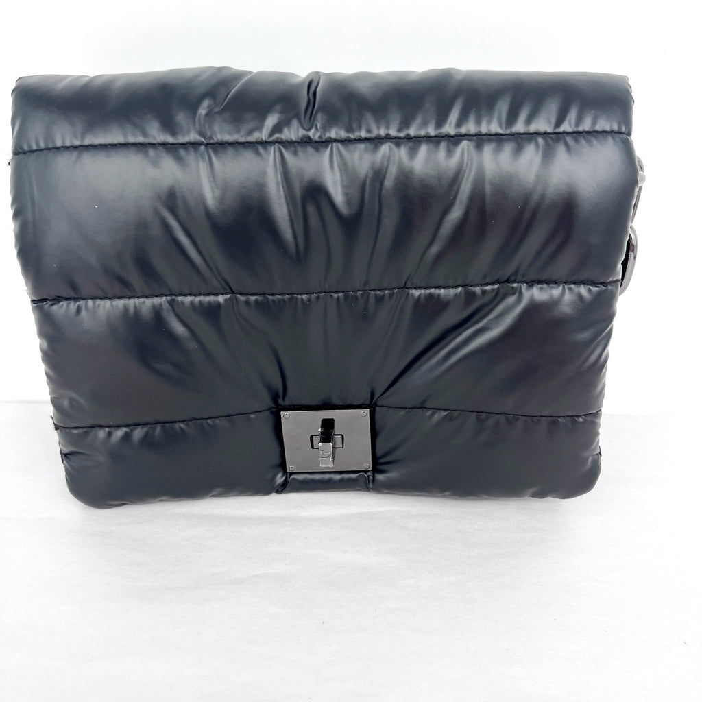 THINK ROYLN Women's Downtown Crosswalk Crossbody Bag in Pearl Black NWOT