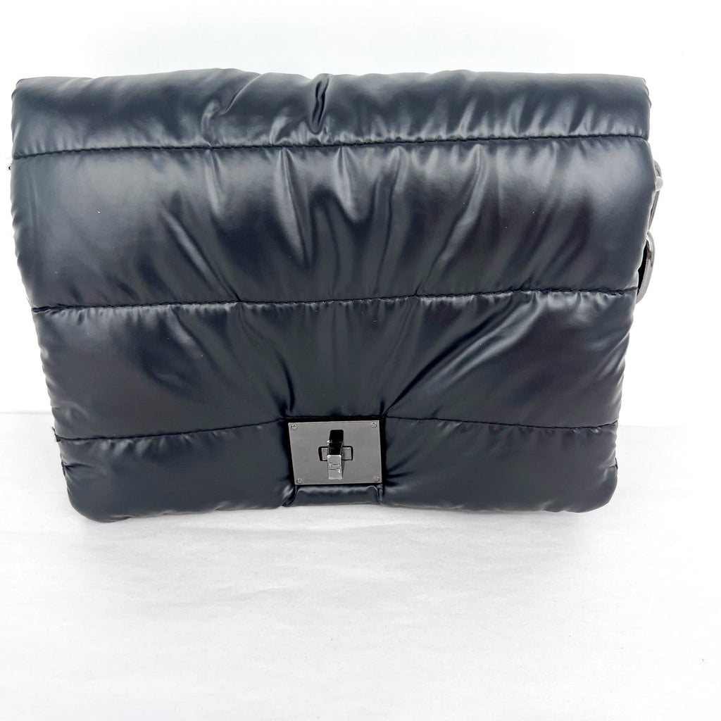 THINK ROYLN Women's Downtown Crosswalk Crossbody Bag in Pearl Black NWOT