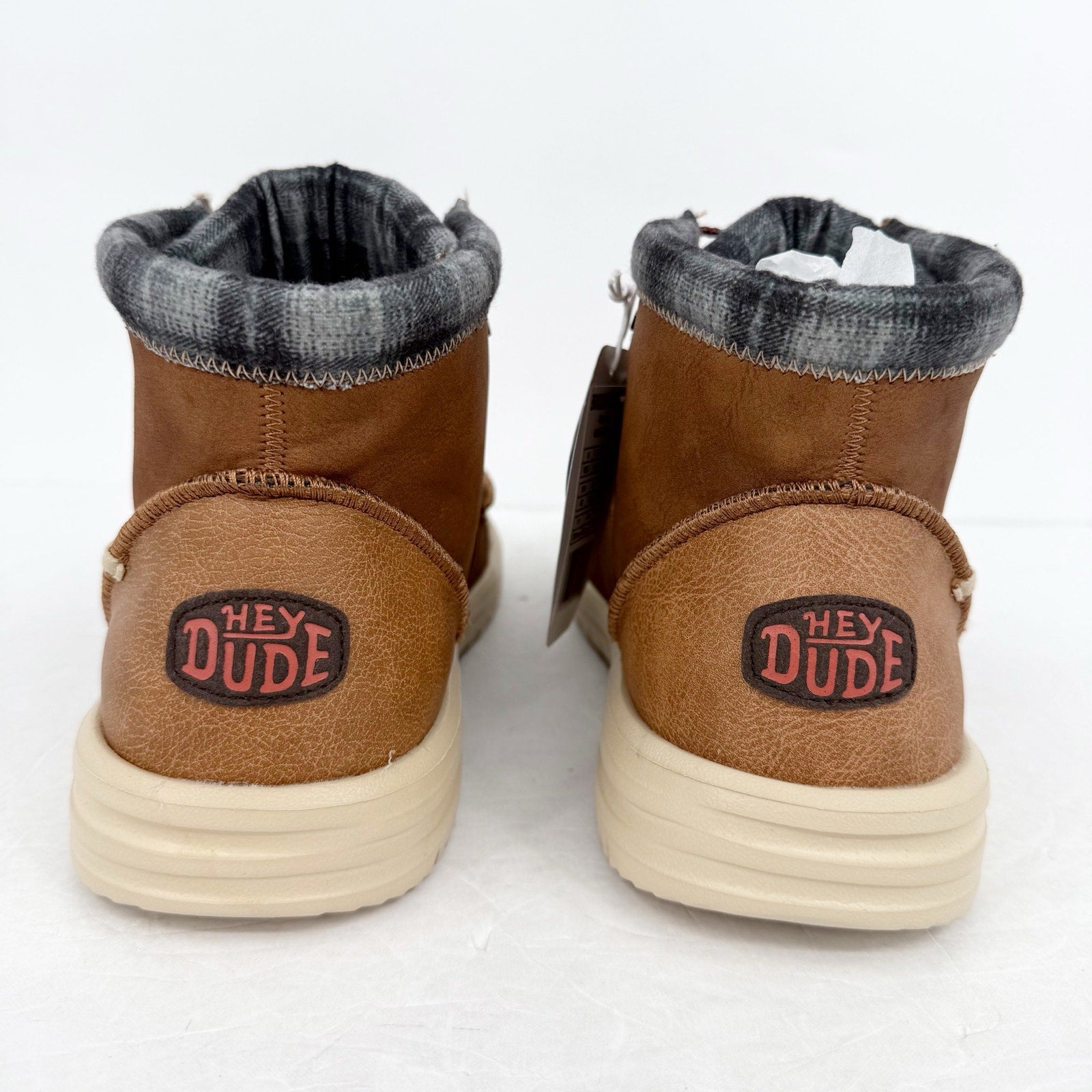 Hey Dude Mens Bradley Classic Ankle Boots US 15 EU 48 Brown Water Resistant NWOB