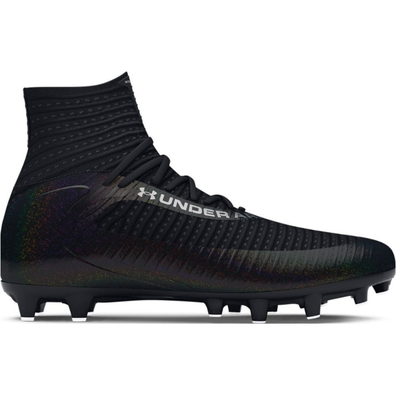 Under Armour Men's Highlight MC 2.0 High Top Football Cleats Size 9 Black NWOB
