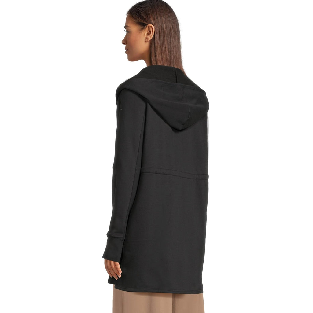 BEYOND YOGA Women's LuxeFleece Hooded Jacket Size XS Black Long Sleeve NWT