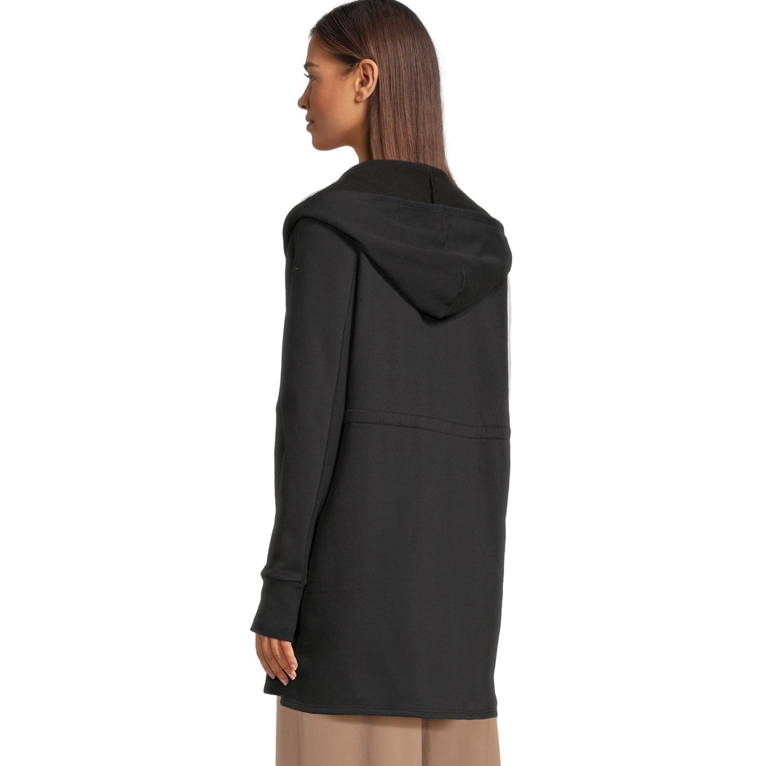 BEYOND YOGA Women's LuxeFleece Hooded Jacket Size XS Black Long Sleeve NWT