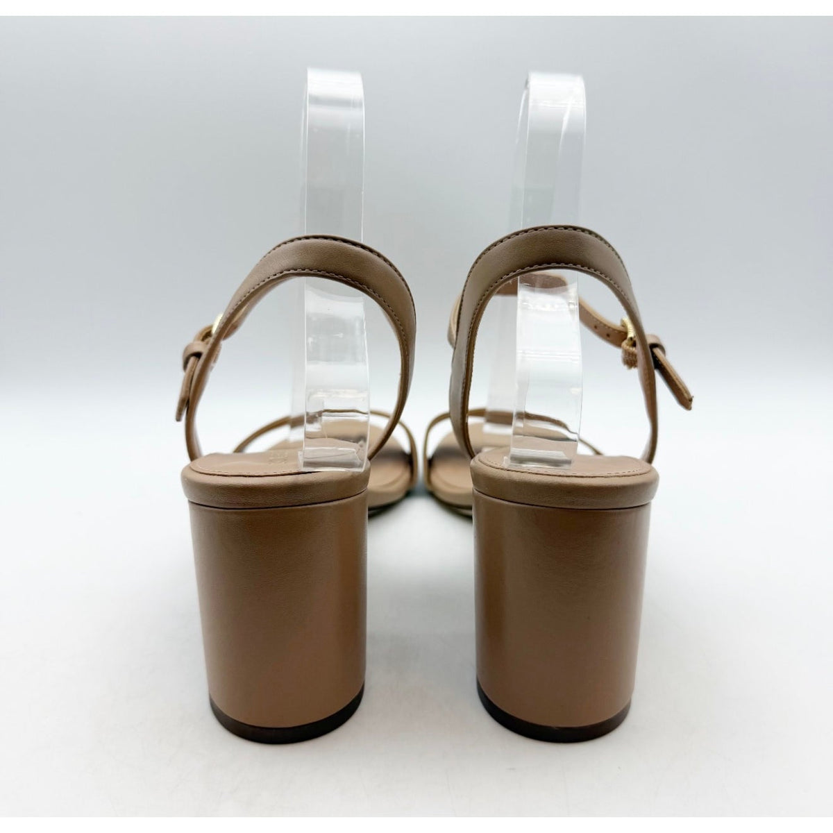 Cole Haan Womens Josie Heeled Sandals Size 8.5 Beige Nude Leather NIB