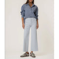 KUT FROM THE KLOTH Meg Wide Leg Jeans 8 PETITE Optic White High-Rise Fab AB NWT