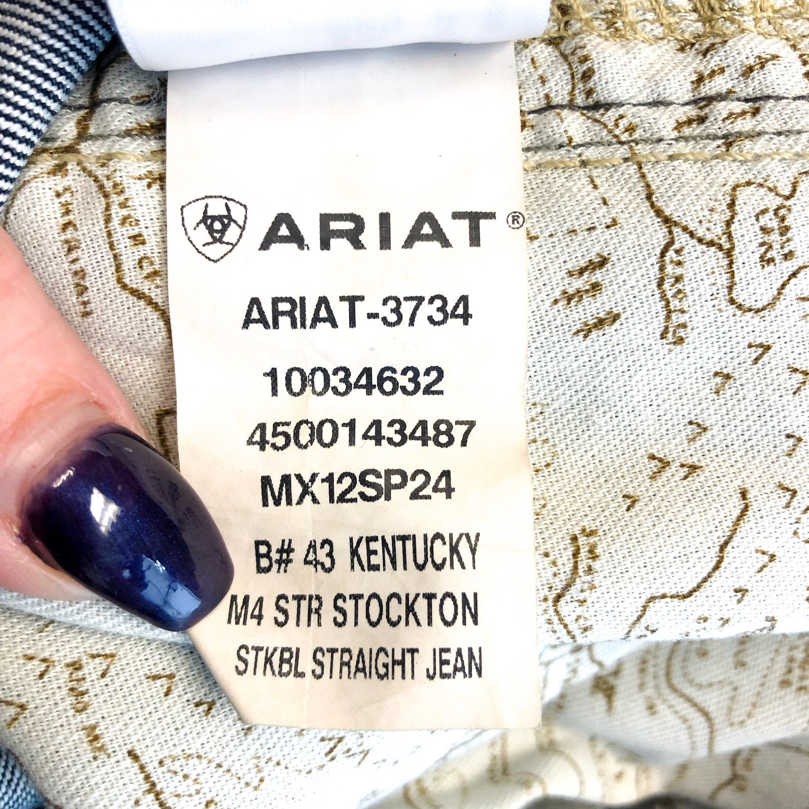 ARIAT Men's M4 Stockton Stackable Straight Leg Jeans 32x32 Kentucky Blue NWT