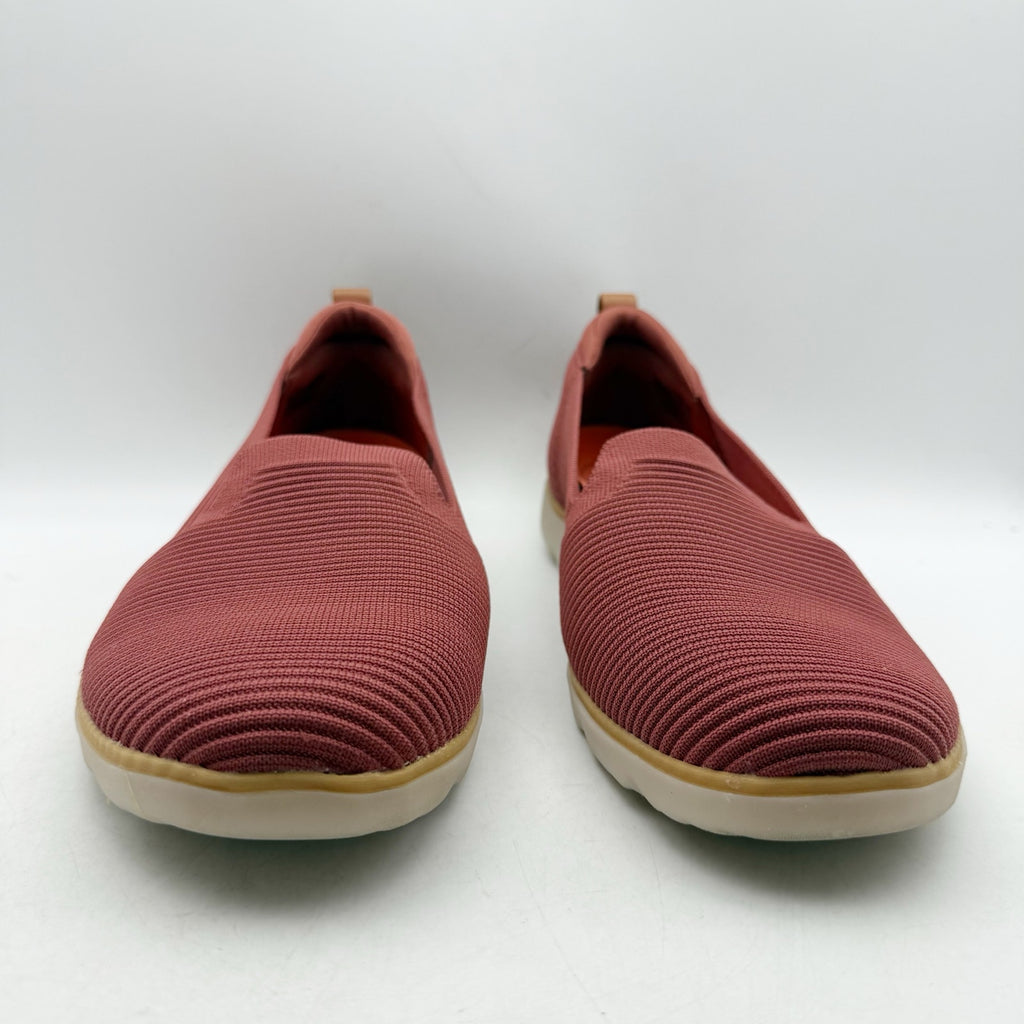 Ryka Womens Effortless Slip On Shoes US 12 M Red Knit Fabric NWOB