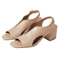 Bernardo Footwear Womens Bedford Heels US 8.5 M Blush Nude Leather NIB