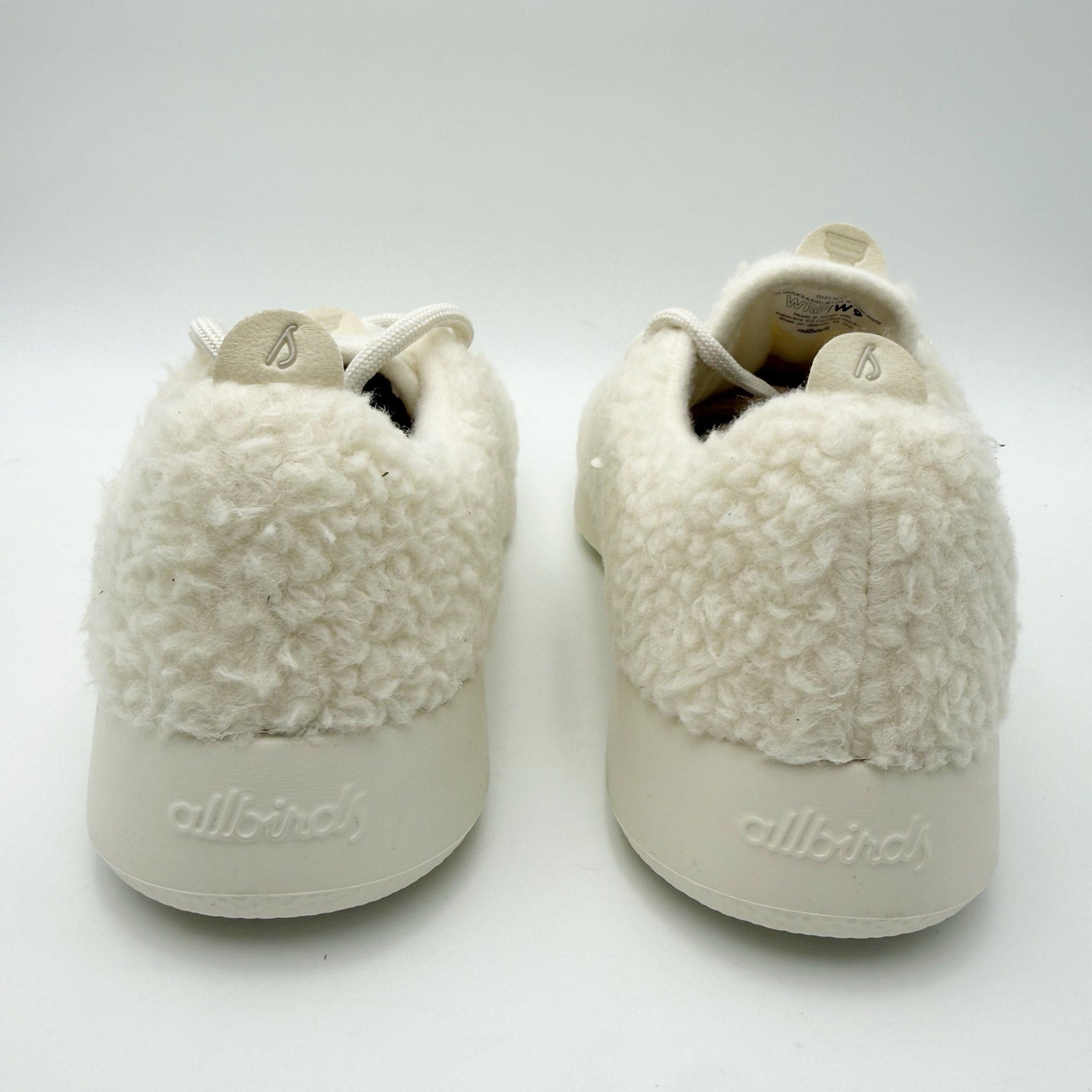 AllBirds Womens Runner Fluff Sneakers US 9 EU 39 White Merino Wool Comfort NIB
