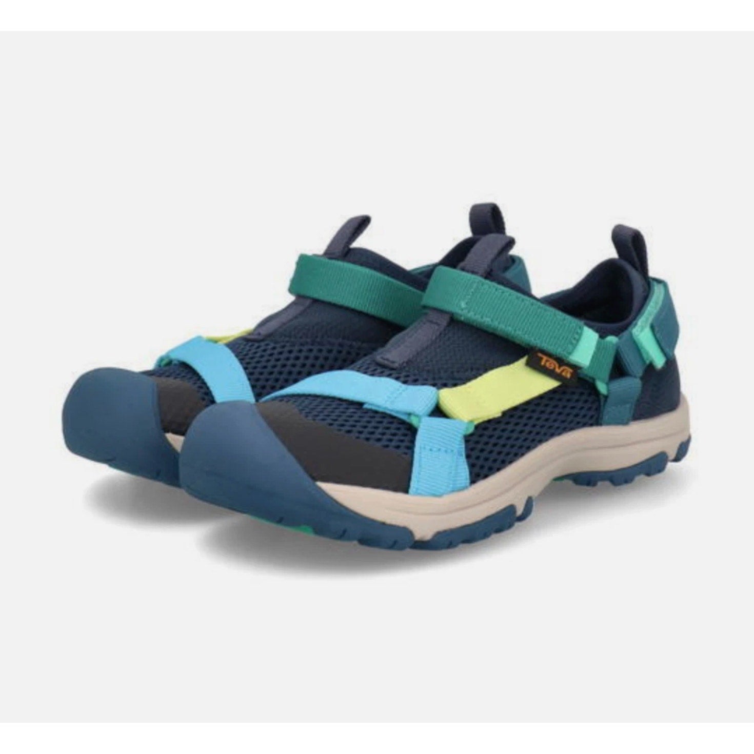 TEVA Kids Outflow Universal Closed Toe Sandals US 13 Blue Water Shoes NIB