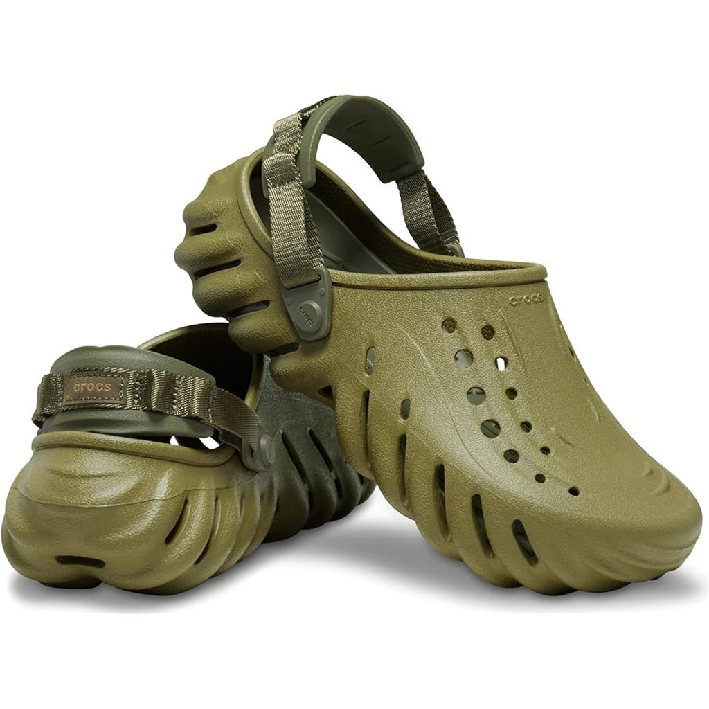 Crocs Unisex Echo Clogs Mens 7 Womens 9 EU 39 Green NWOB
