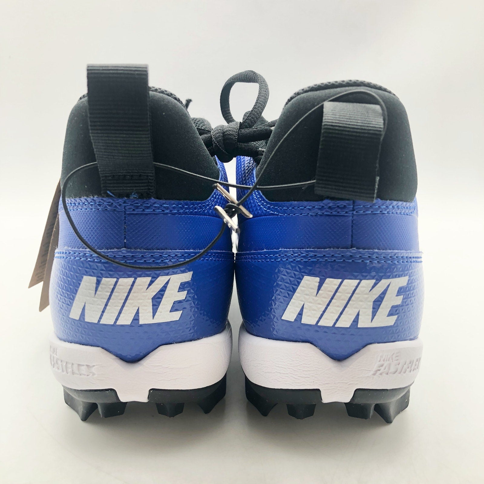 Nike Men's Alpha Menace 4 Shark Football Cleats Size 9.5 Blue White NWOB