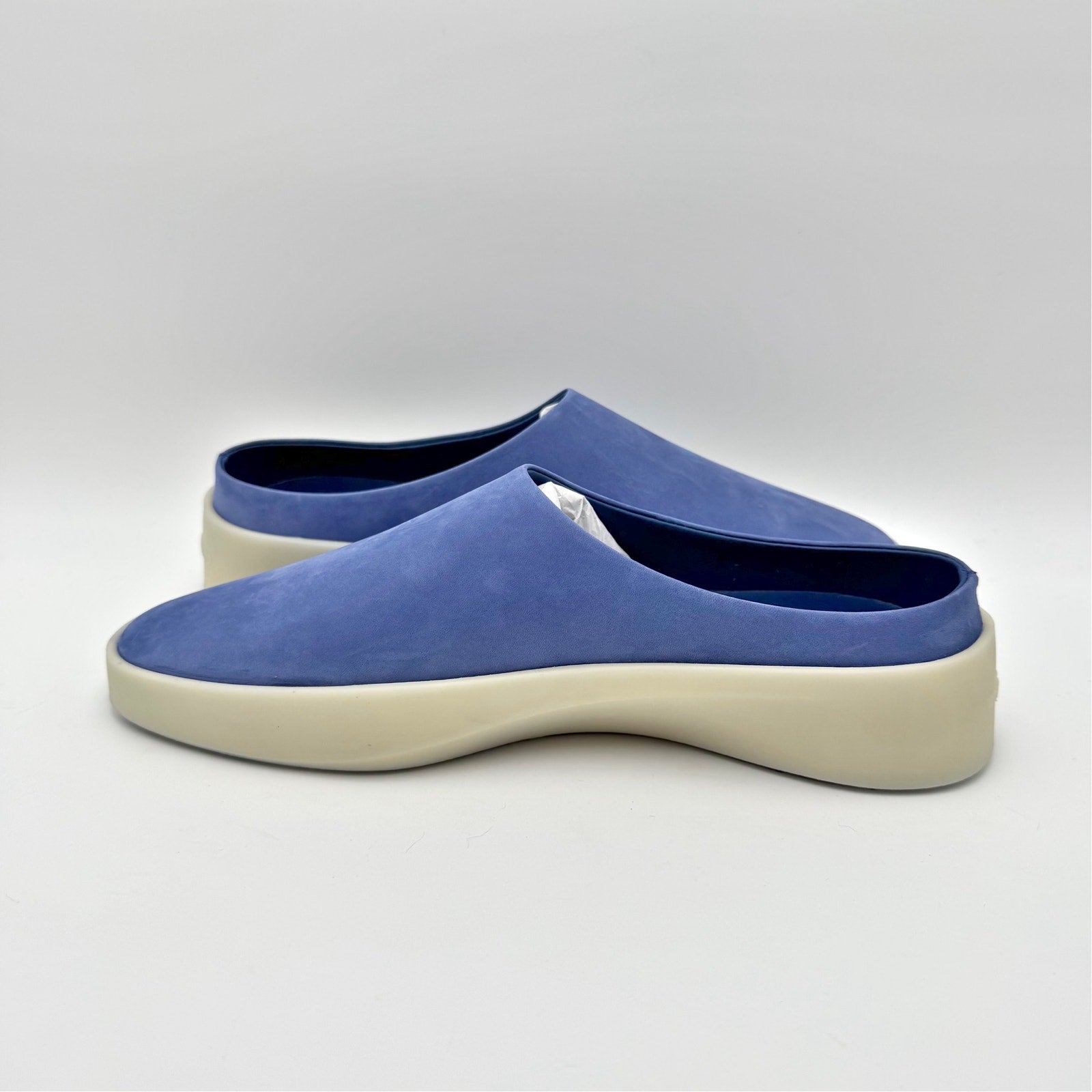 Wolf & Shepherd Cruise Mule Slip On Shoes Womens 7.5 Mens 9 Blue White NIB