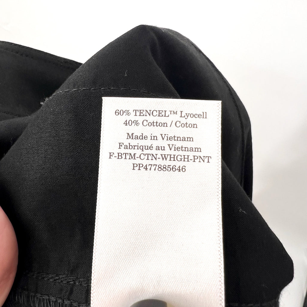 Everlane Womens The Way-High Drape Pants Size 16 30" Inseam Pleated Black NWT
