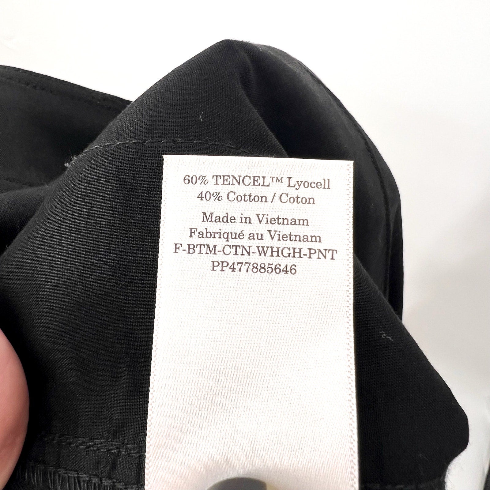 Everlane Womens The Way-High Drape Pants Size 16 30" Inseam Pleated Black NWT