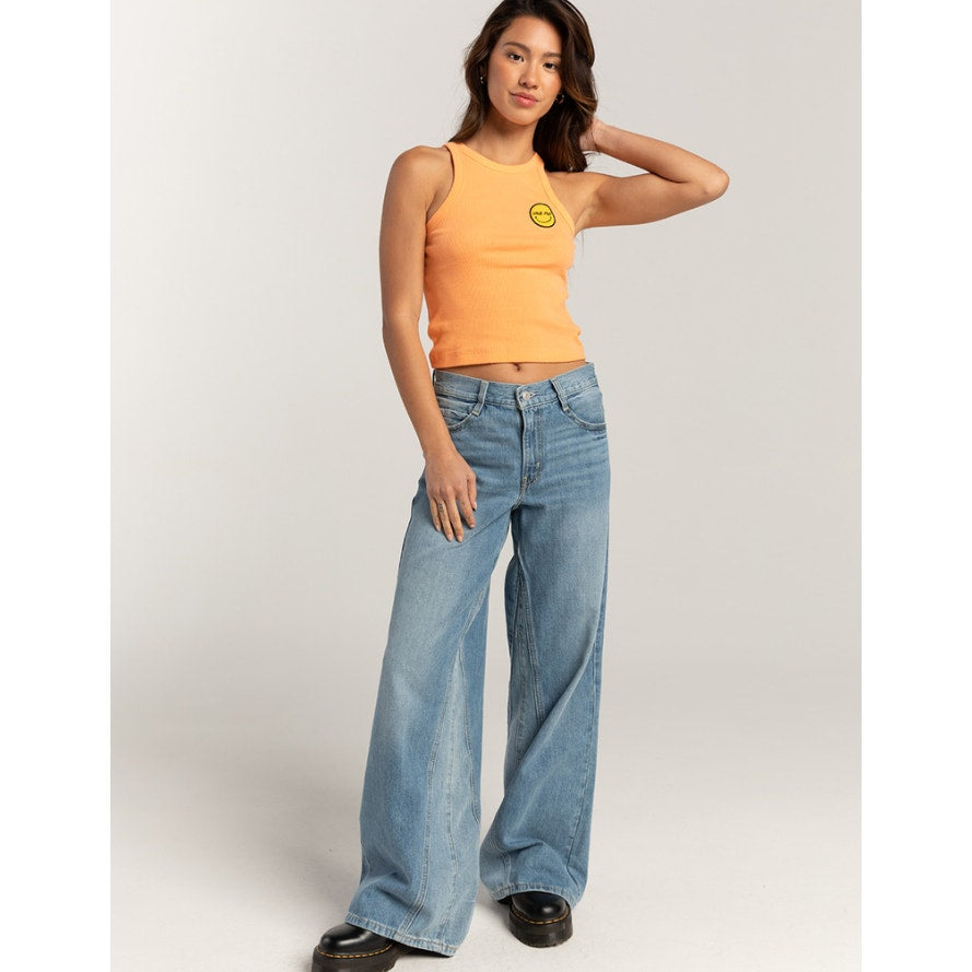 LEVI'S Women's 94 Baggy Wide Leg Jeans 25x31 US 0 Blue What Else A74620001 NWOT