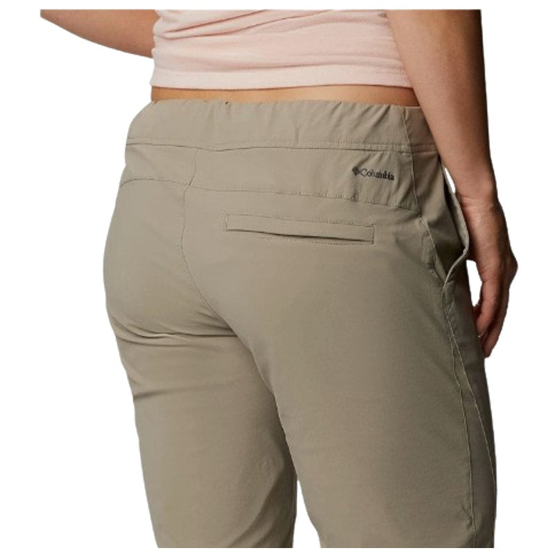 COLUMBIA Women's Anytime Outdoor Long Shorts Size 4 Khaki Stretch NWT