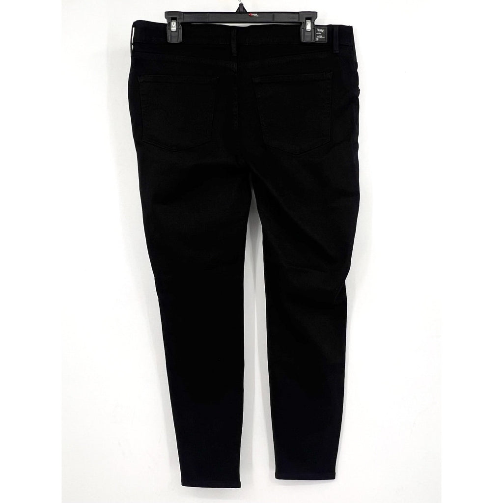 LEVI'S Strauss Signature Gold Baby Bump Skinny Jeans XL Black Maternity NWT