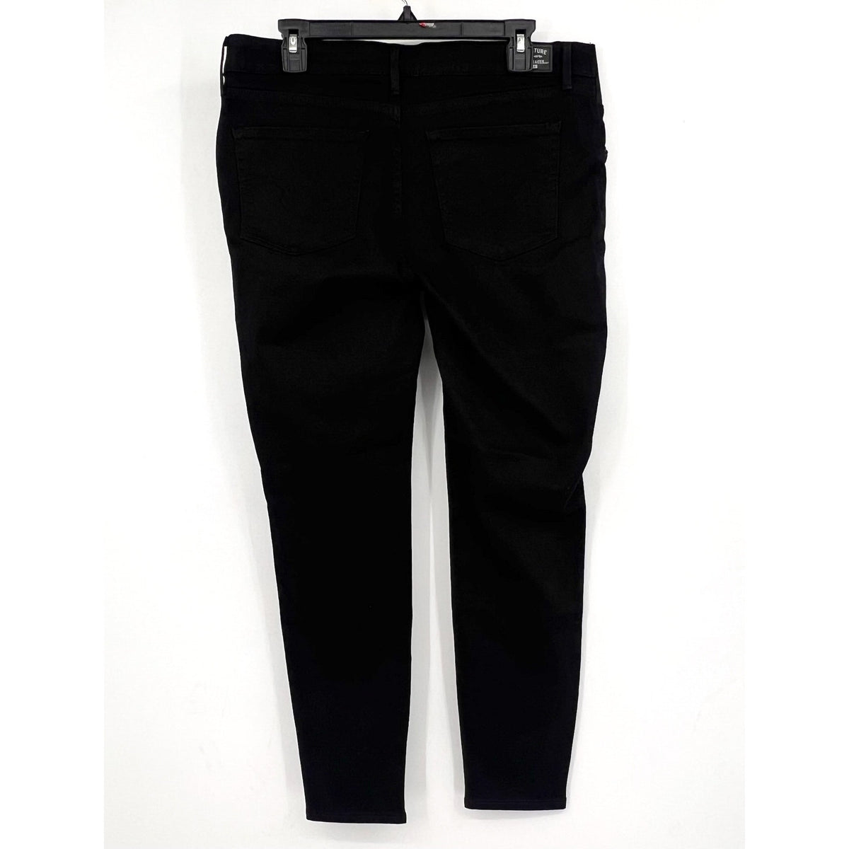 LEVI'S Strauss Signature Gold Baby Bump Skinny Jeans XL Black Maternity NWT