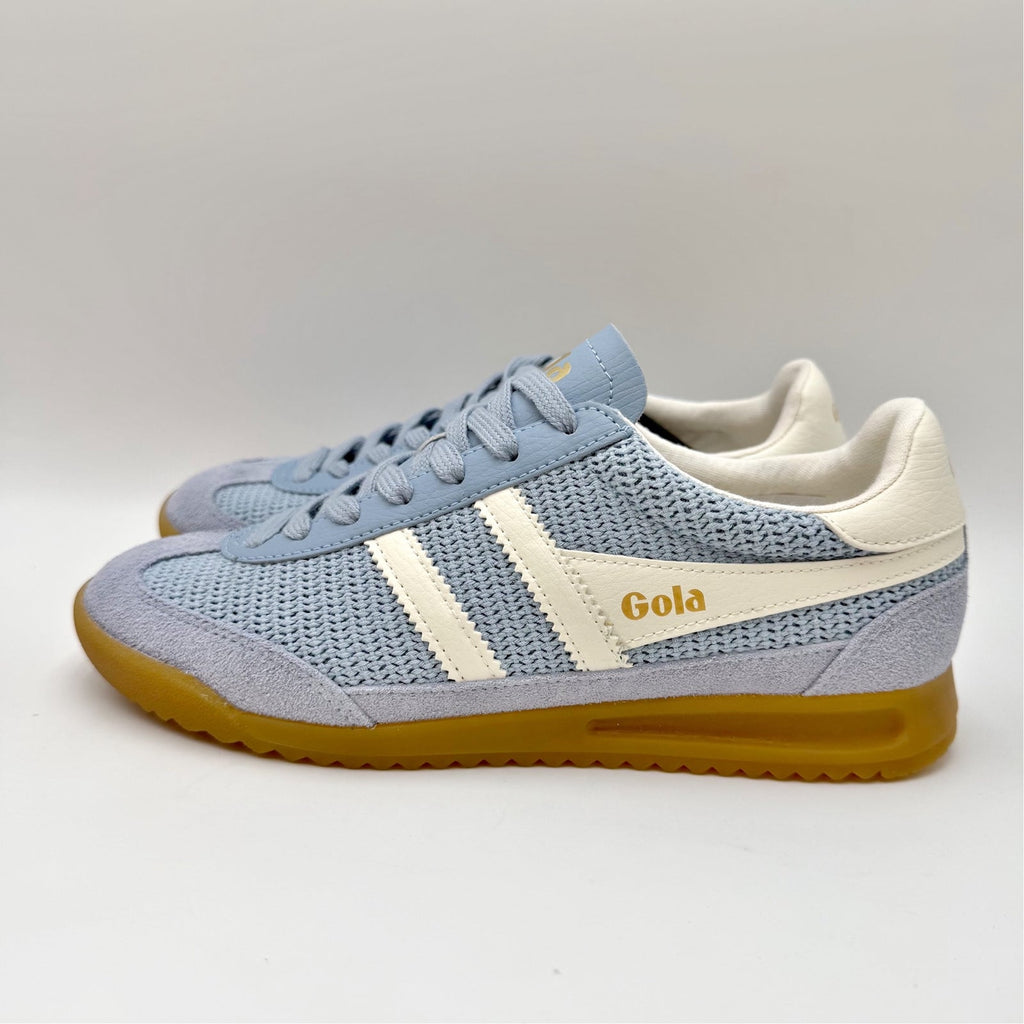 Gola Womens Tornado Zephyr Sneakers Size 7 EU 38 Blue Off White Leather NIB