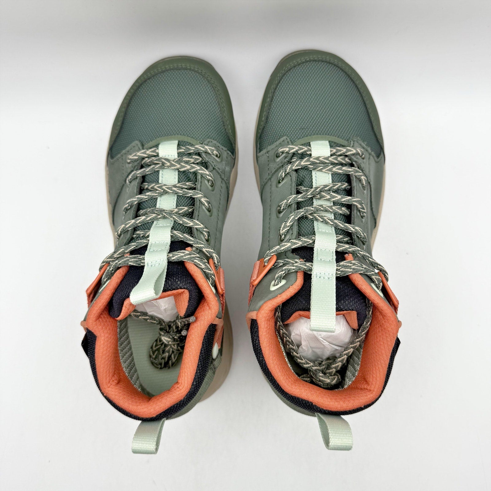 Teva Womens Grandview GTX Mid Hiking Boots US 7 Green Thyme Waterproof NWOB