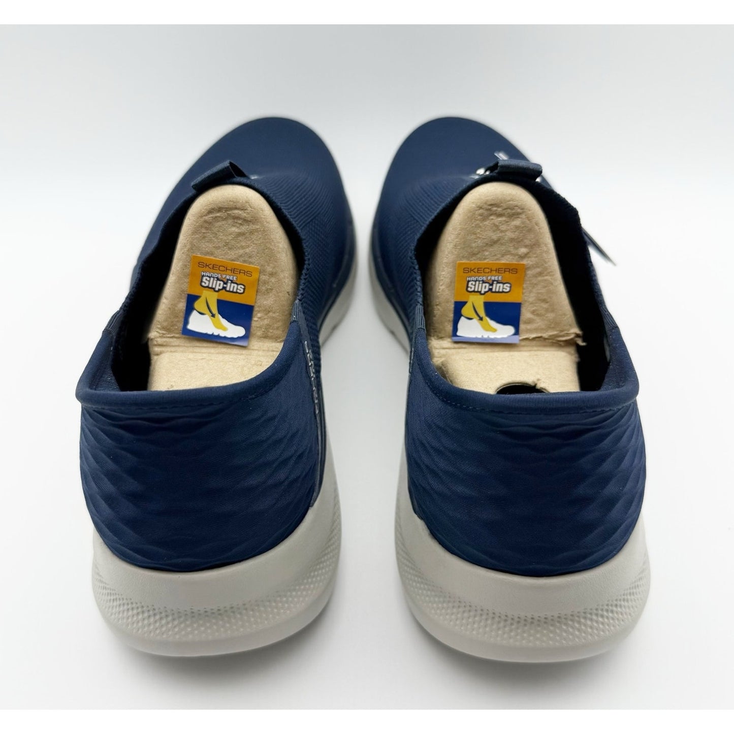 Skechers Mens Go Walk 6 Slip-ins Sneakers 10 Extra Wide Fit Navy Blue NIB