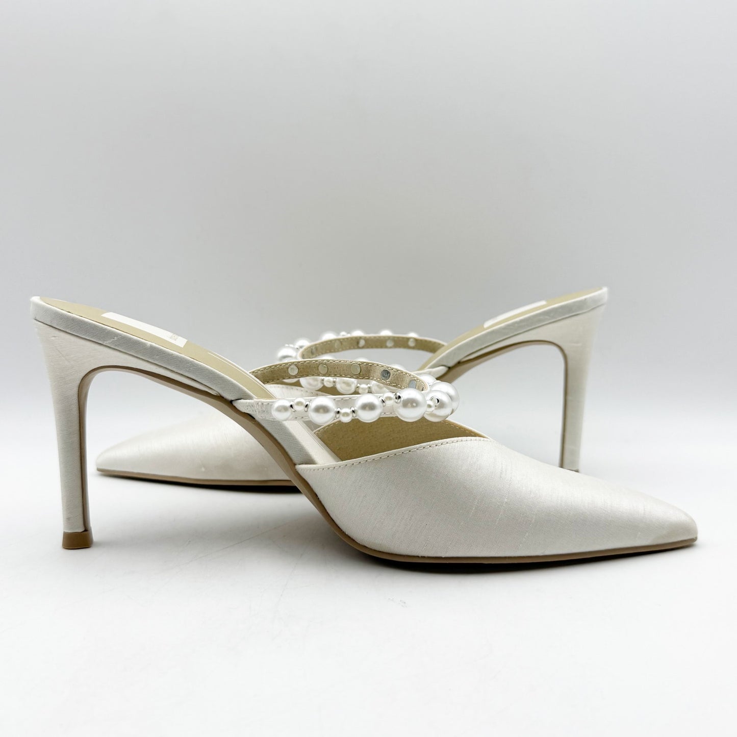 Dolce Vita Womens Kanika High Heel Pump US 7.5 M White Pointed Toe NIB
