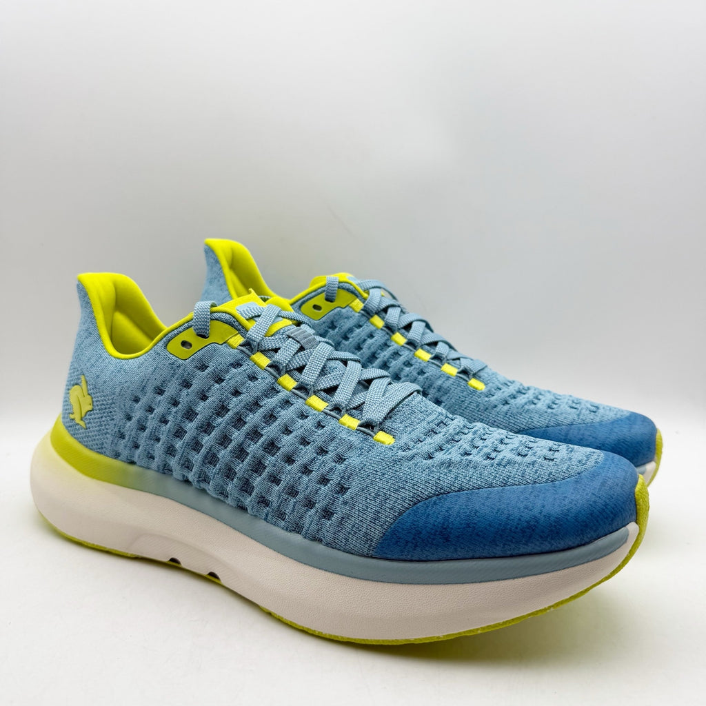 Rabbit Mens Dream Chaser Running Shoes US 11.5 Blue Yellow Athletic Sneakers NIB