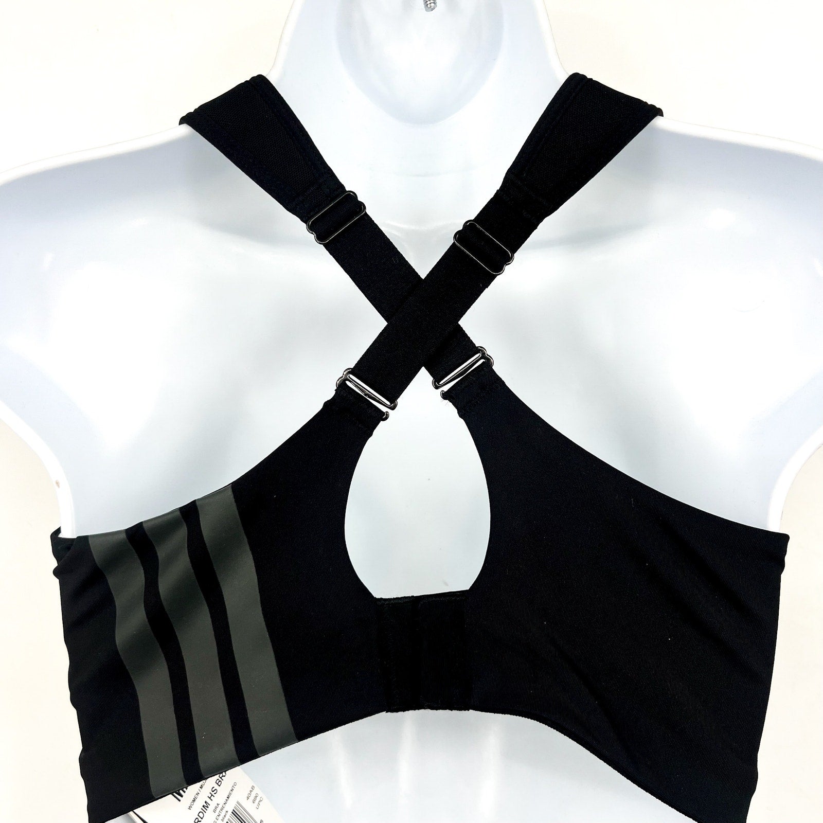 ADIDAS Women's TLRD Impact Training High-Support Bra M A-B Black NWT