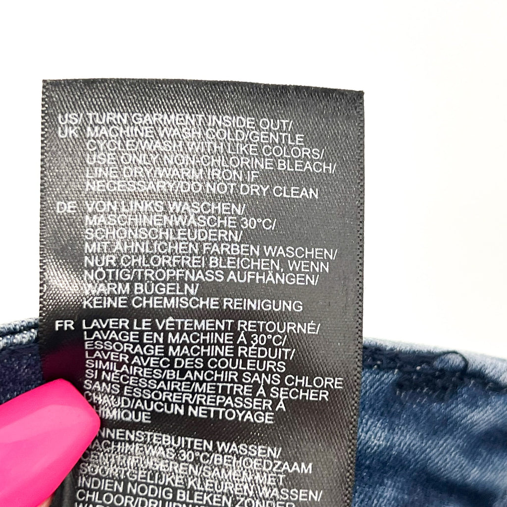 NYDJ Curves 360 Womens Slim Straight Crop Jeans Size 8 Caliente Blue NWOT
