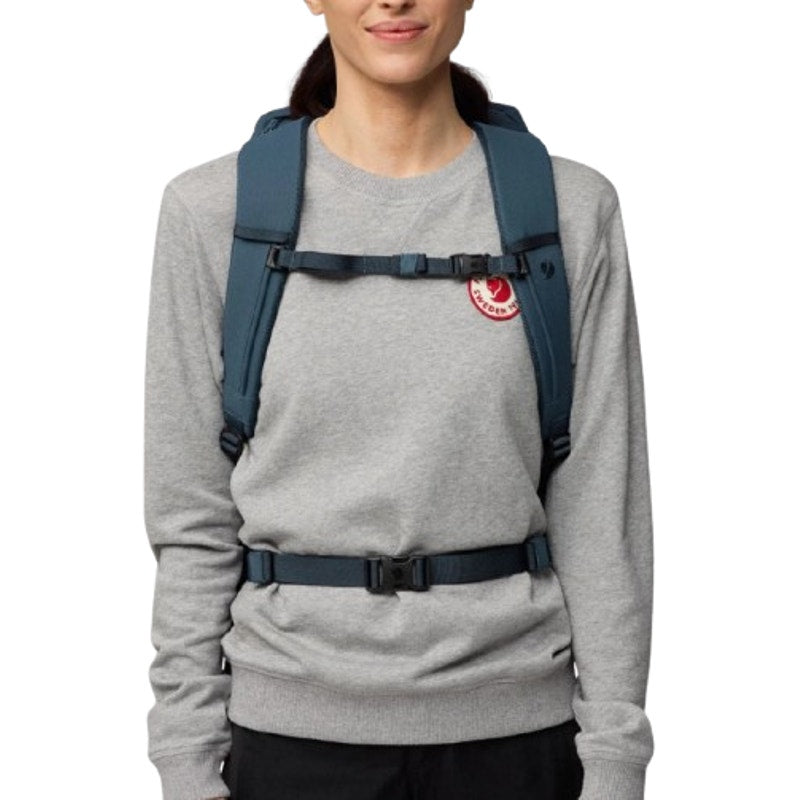FJALLRAVEN High Coast Ulvö 30 Backpack Mountain Blue Waterproof NWOT