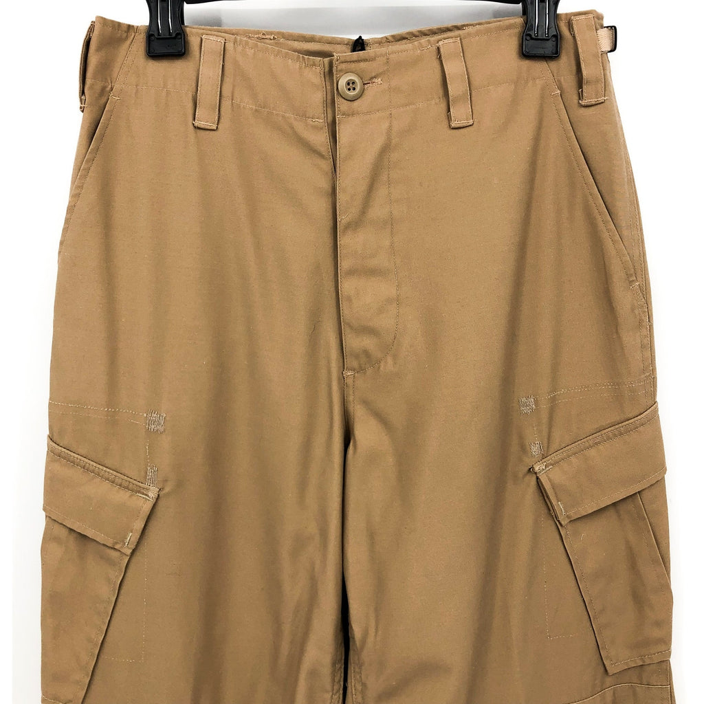 RE/DONE Women's Upcycled Cargo Trousers Small Khaki High Rise Straight Leg NWT