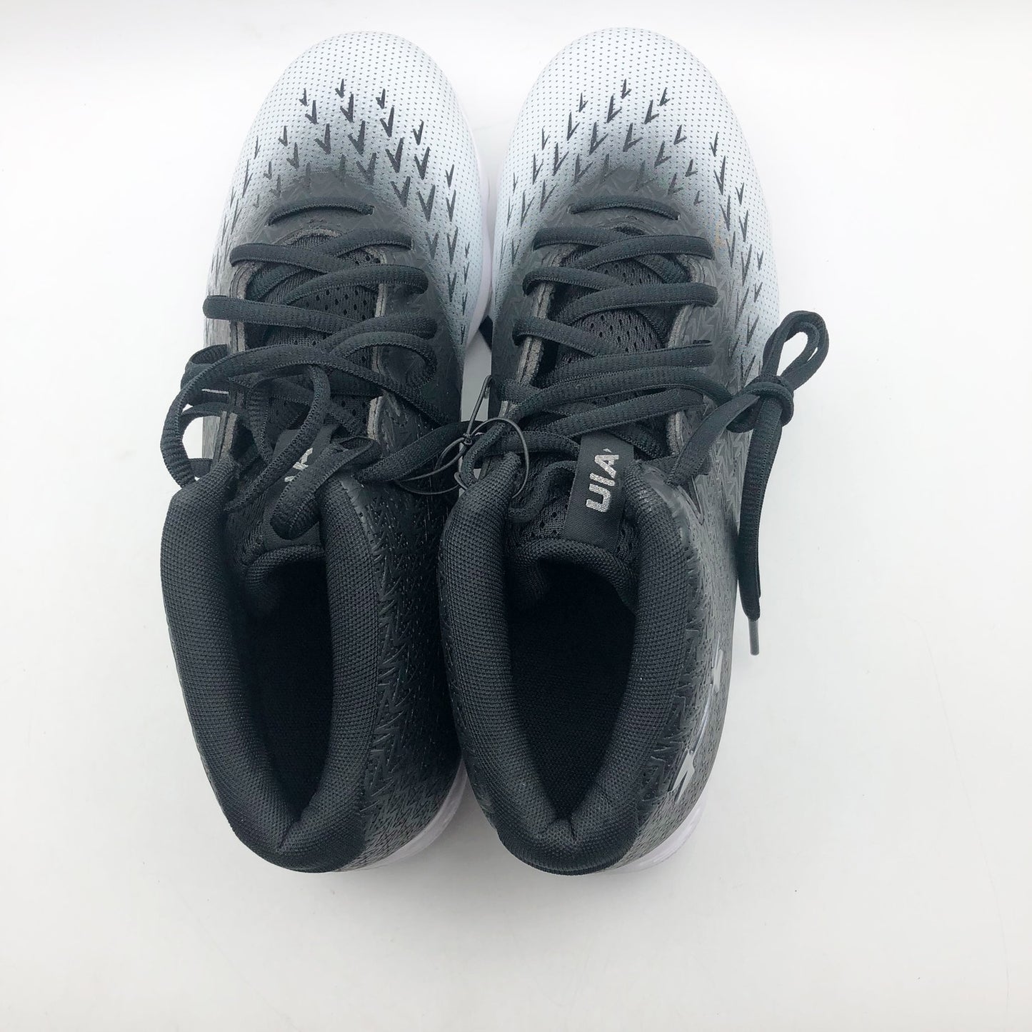 Under Armour Spotlight Franchise RM 4.0 Football Cleats 11 Black White NWOB