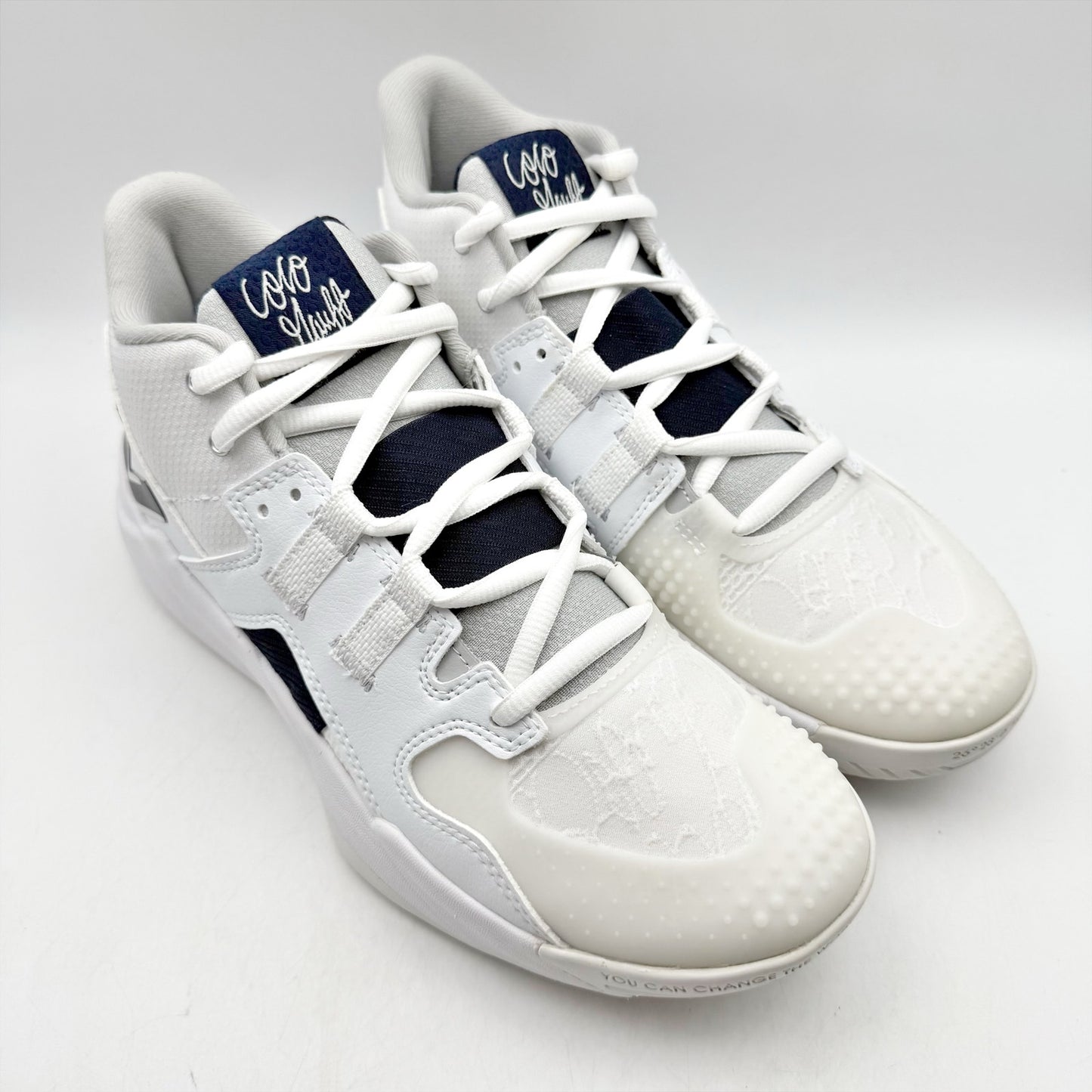 New Balance Mens Coco CG1 Tennis Hard Court Sneakers US 8 Wide White Blue NIB