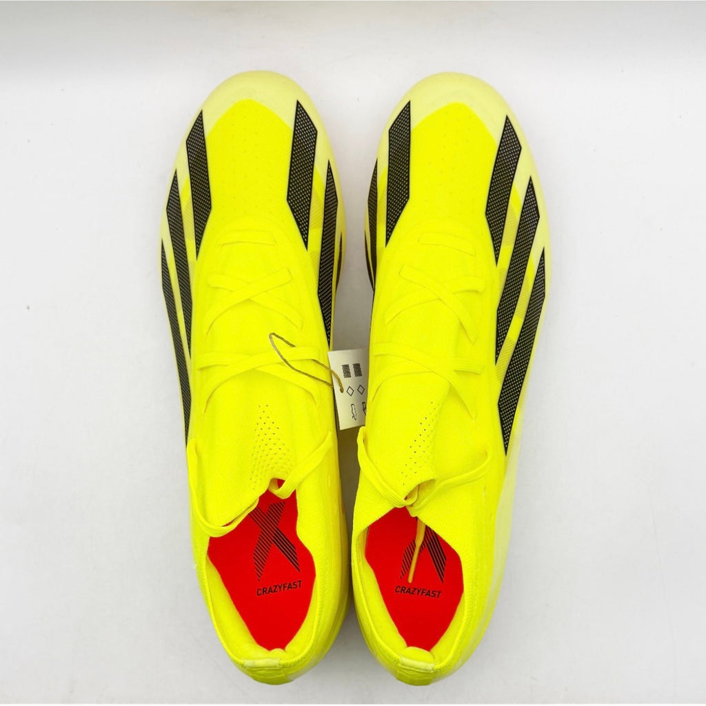 Adidas X Crazyfast Mens Pro Firm Ground Soccer Cleats Size 12 Yellow NWOB IG0601