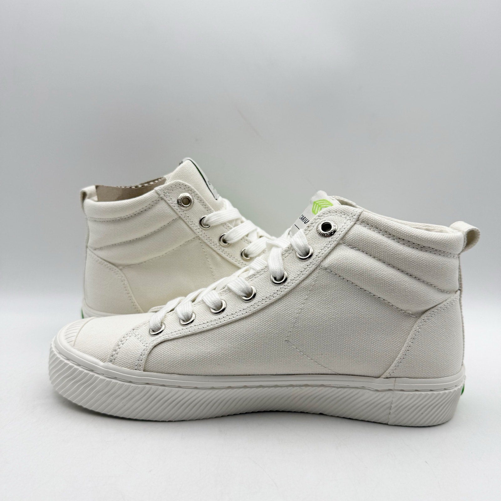 CARIUMA Womens OCA High Top Sneakers US 6 EU 36.5 Off-White Canvas NIB