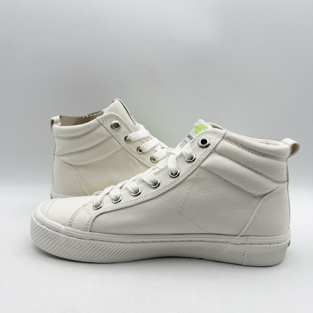 CARIUMA Womens OCA High Top Sneakers Size 6 EU 36.5 Off-White Canvas NIB