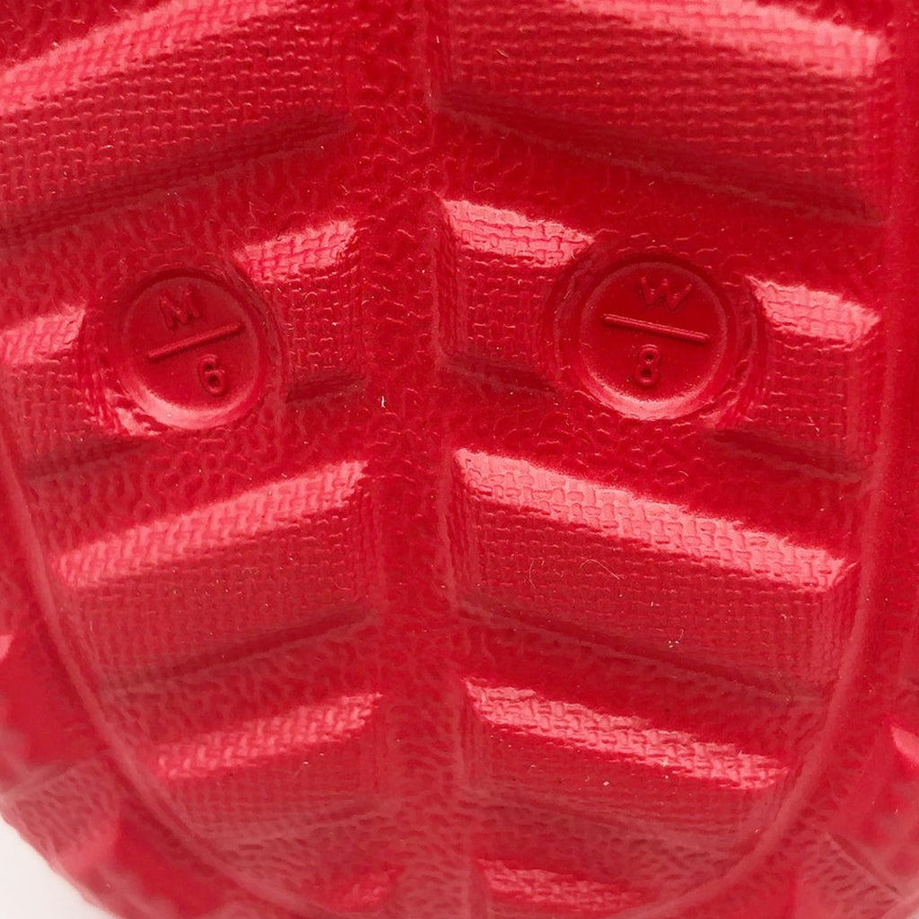 Crocs Unisex Santa Classic Clogs Womens 8 Mens 6 Festive Red White Black NWT