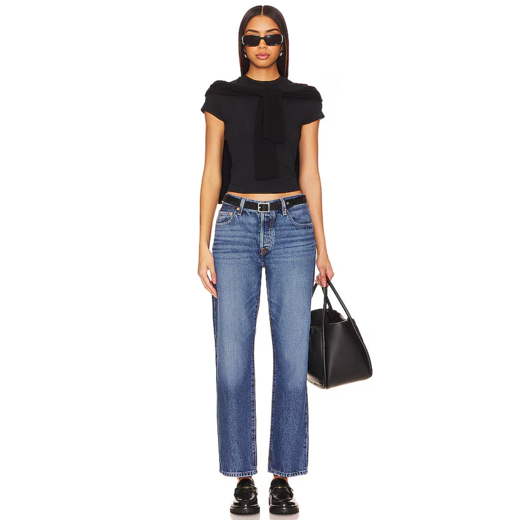 LEVI'S Womens 501 90s Straight Jean 30x30 10 Not My News Channel A19590033 NWT