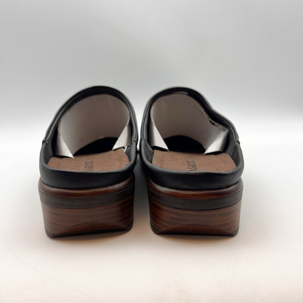 Naot Womens Lodos Clogs EU 43 US Size 12 Black Leather Slip On NWOB