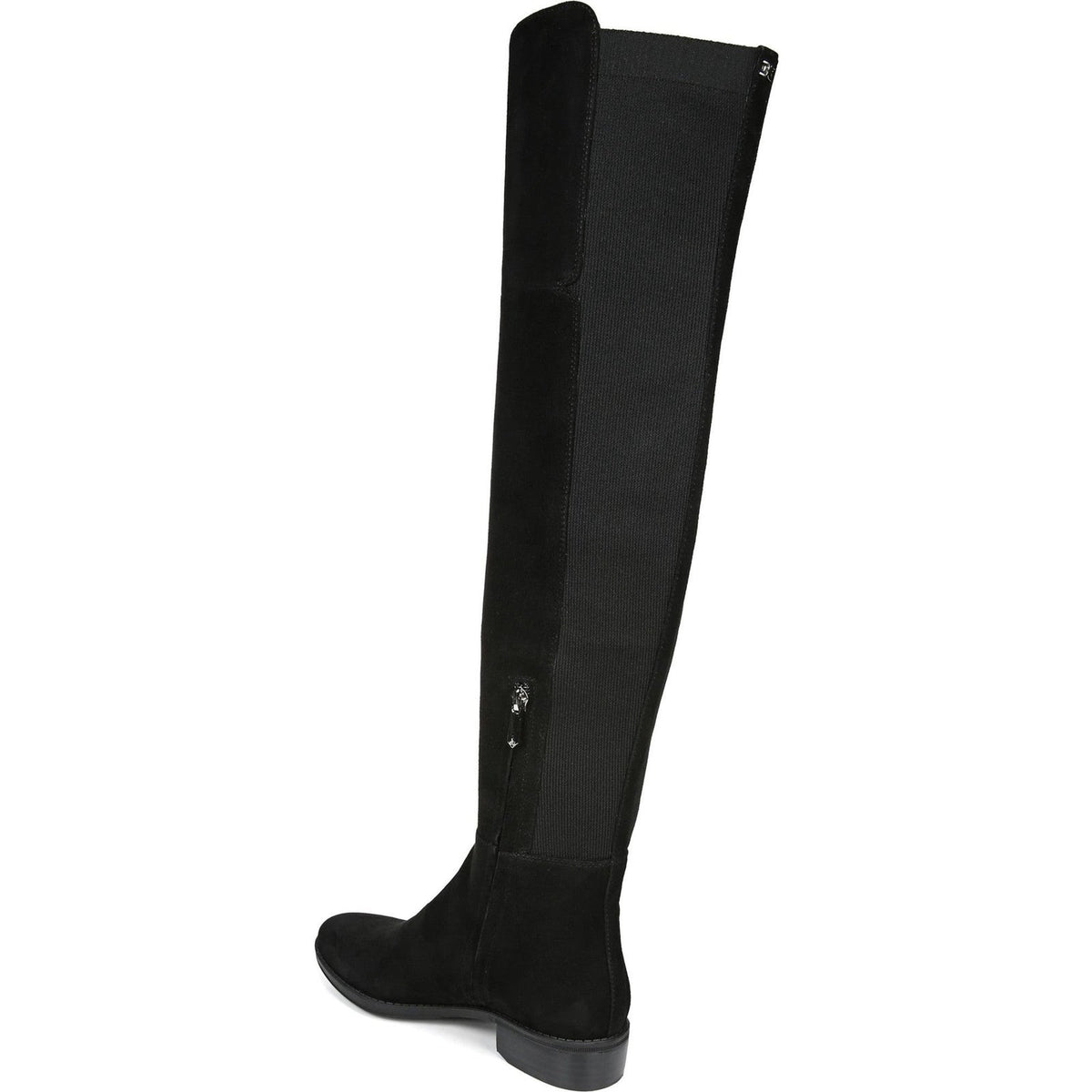 Sam Edelman Womens Pam Over the Knee Boots Size 9 EU 39 Black Suede Stretch NWOB