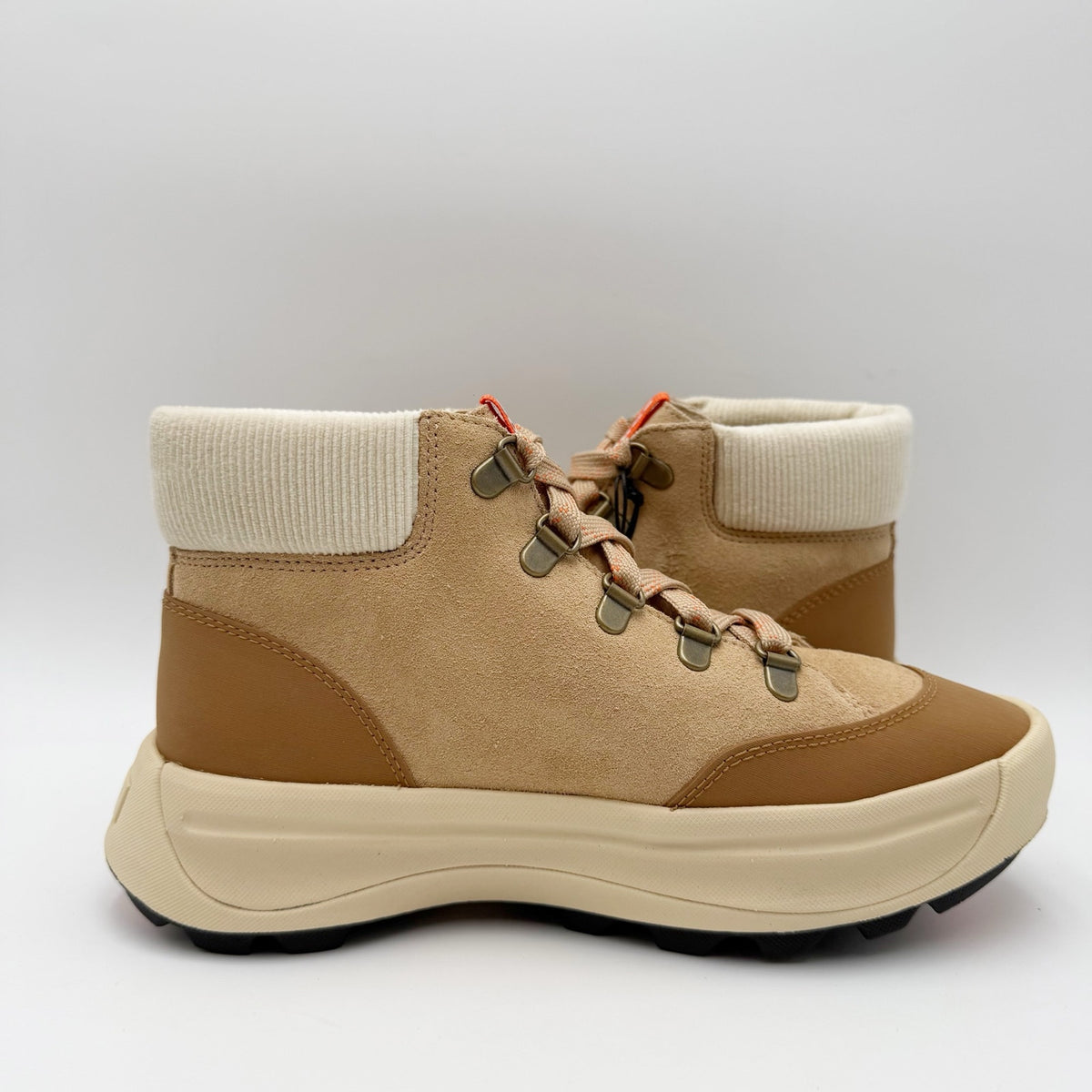 Sorel Womens ONA 503 Hiking Shoes Size 8 Tan Multicolor Suede Waterproof NIB