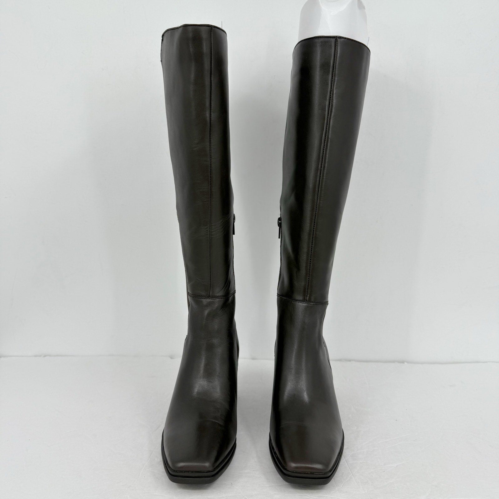 Naturalizer Womens Axel Knee High Boots US 6.5 M Brown Waterproof Leather NIB