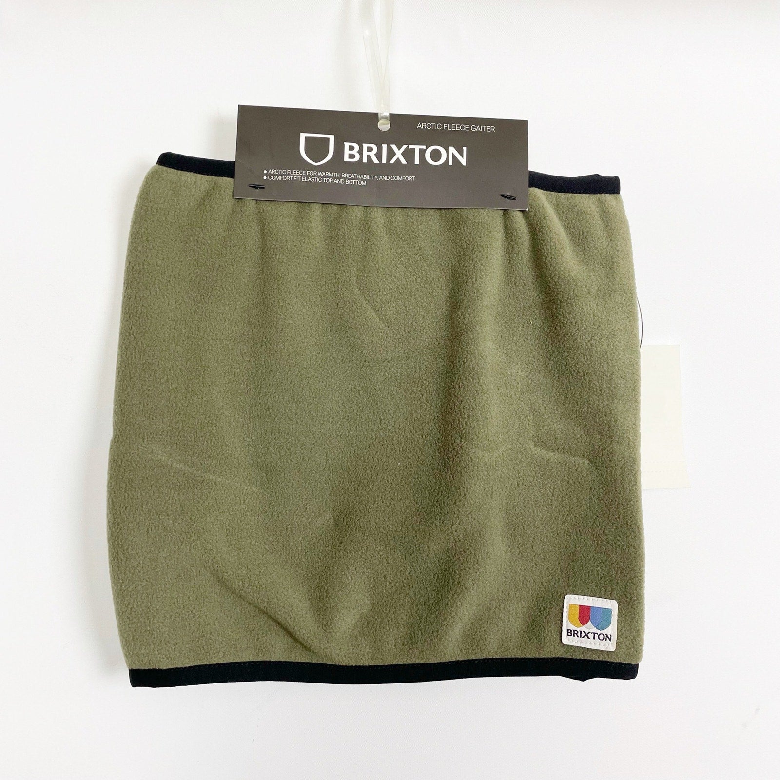 Brixton Artic Fleece Gaiter Unisex OS Olive Green Outerwear Scarf NWT $24